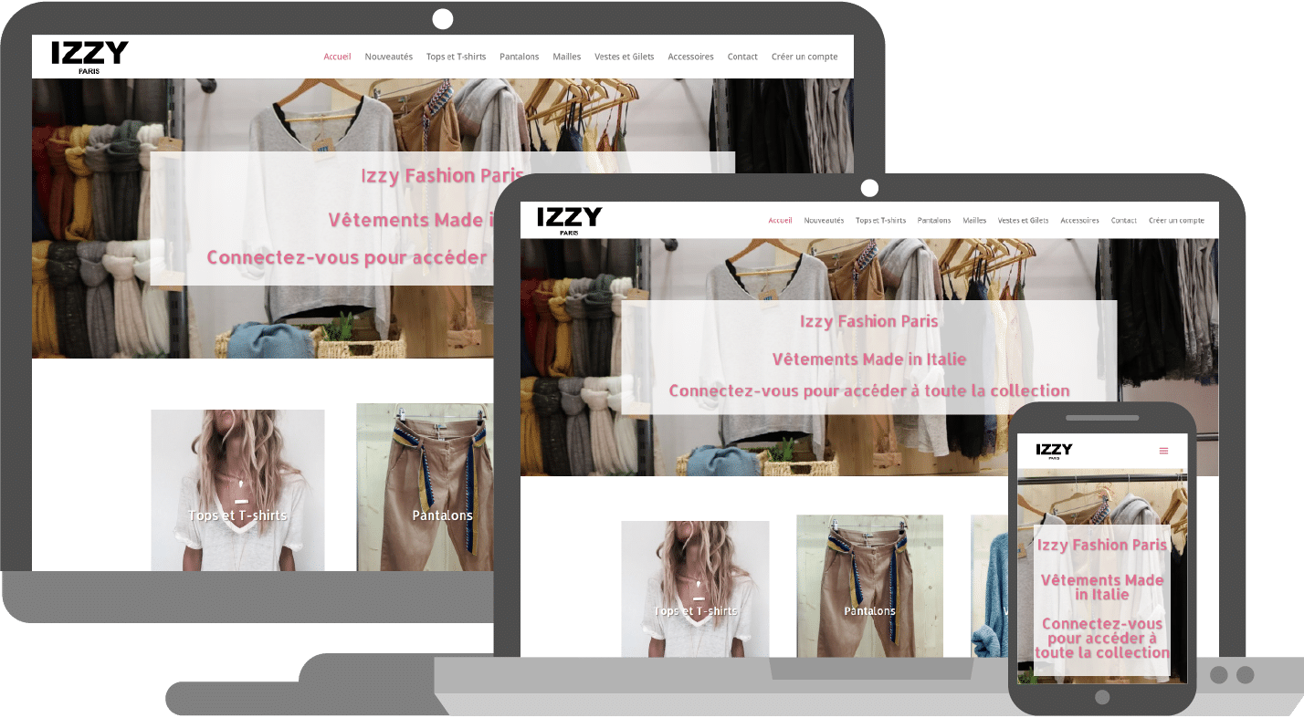 Présentation site Izzy Fashion